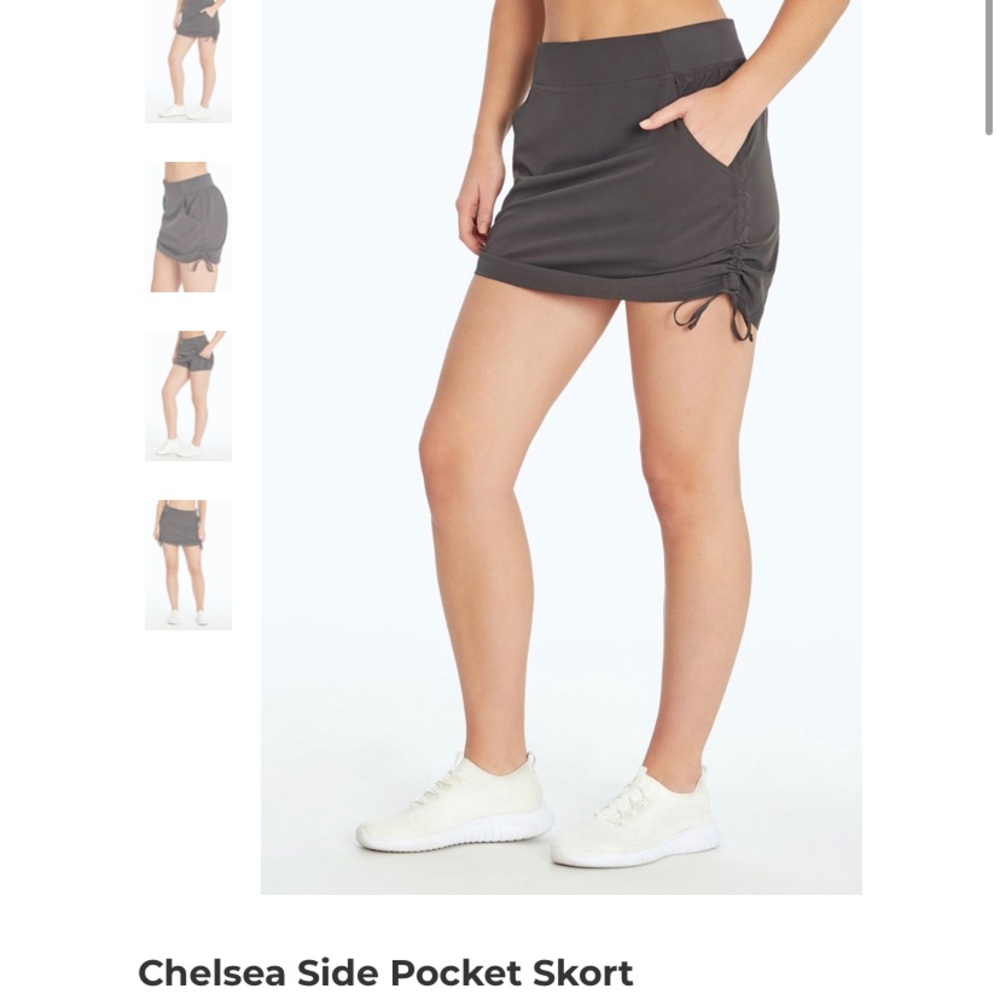 NWT Marika Skort Forged Iron Gray with Pockets